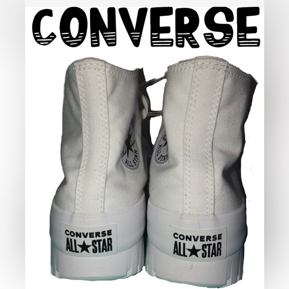 CONVERSE Women Chuck Taylor White All Star Lugged 2.0 High Platform Sneaker NWOT - Picture 3 of 11